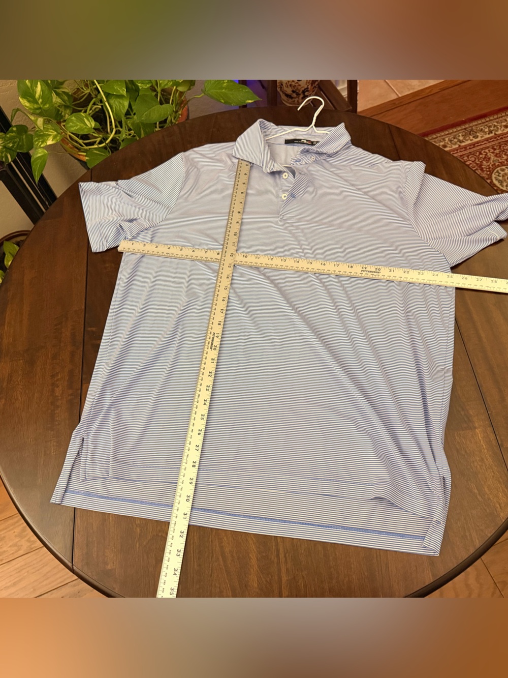Men's striped button-down